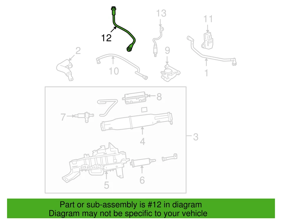 Sensor de oxígeno genuino Ford Ranger Expedition 1998-2008 Motorcraft DY-1068 Foto 4 de 4