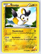 Emolga 32/98 Emerging Powers Reverse Holo Common Pokemon TCG Kouki Saitou HP