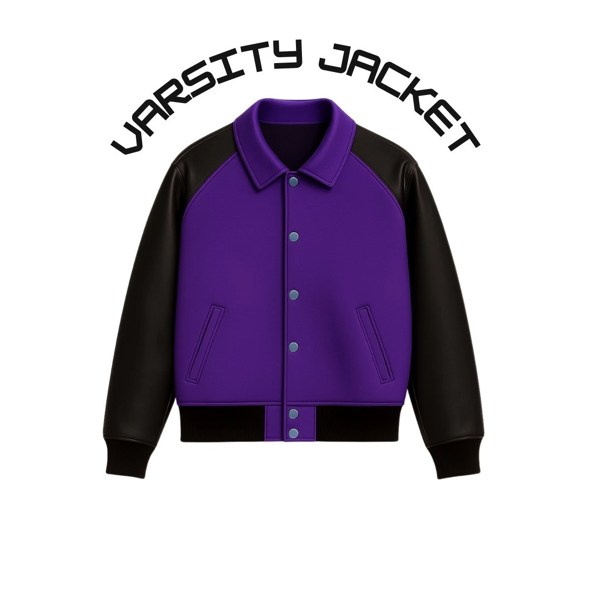 High Quality Wool Varsity Jacket Wool Body Leather Sleeves Winter Fashion Jacket