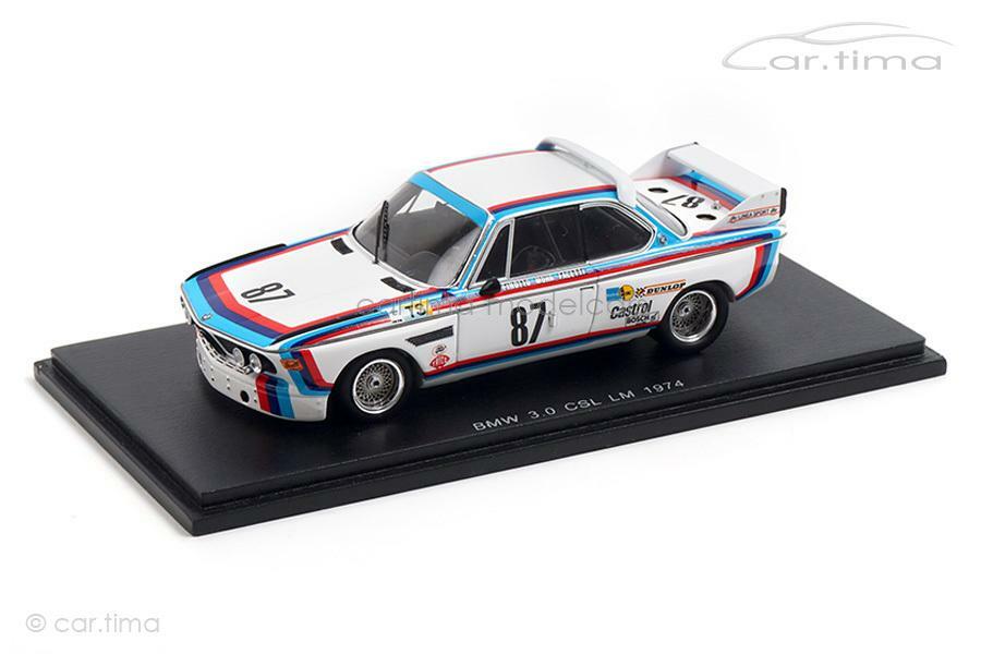 Bmw 3.0 CSL - 24h le mans 1974-facetti finotto Mohr-Spark 1 43 - s1566 Bmw 3.0 CSL - 24h le mans 1974-facetti finotto Mohr-Spark 1 43 - s1566