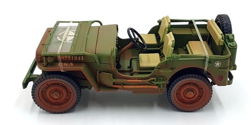 Triple9 1/18 Scale T9-1800142B - 1941 Jeep Willy's "Military Police" - Dirty - Picture 4 of 5