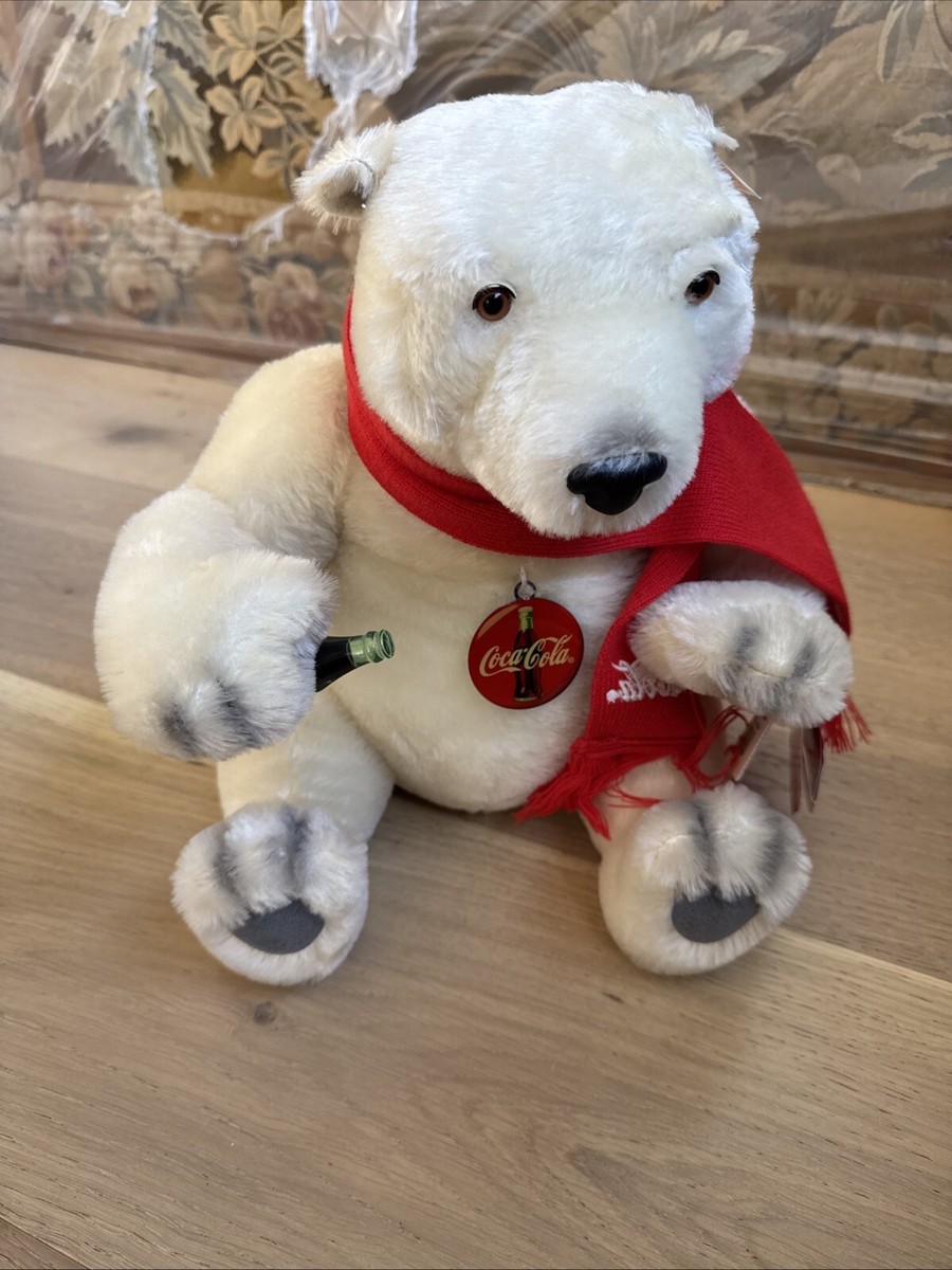 Coca-Cola Steiff ぬいぐるみ STEIFF - Limited Edition 1999 Coca-cola Polar Teddy Bear - Etsy