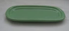SCARCE C. 1950 “McCOY” POTTERY “7013 USA” SPRING GREEN BUTTER DISH 7¼”x 3½”