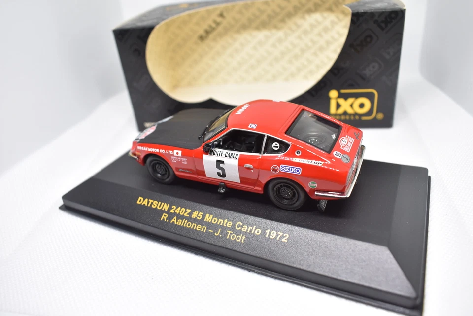 Modellino auto rally scala 1:43 Datsun 240Z IXO diecast modellismo statico car - Immagine 3 di 3