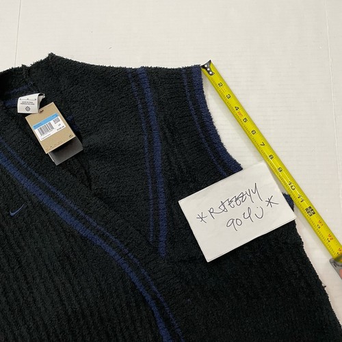 $100 Womens Size M Nike Sportswear Collection Knit Vest FN1886-010 Medium Black - Picture 14 of 14