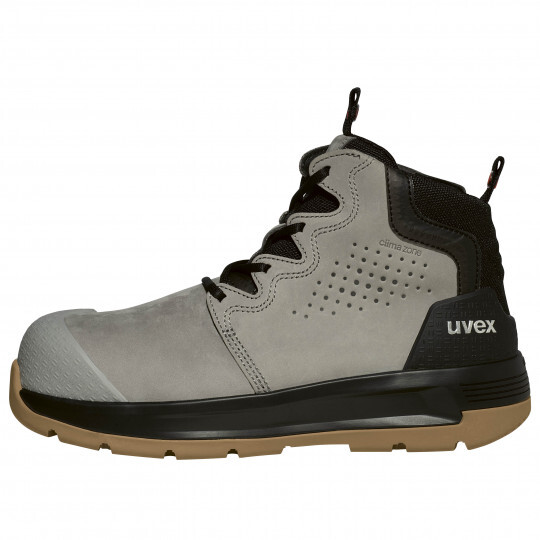 Uvex Mens X-Flow Zip Safety Work Boots (6547) Standard Extra