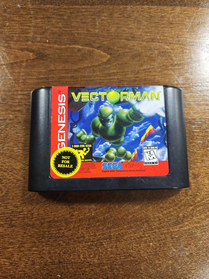 Vectorman Not For Resale (Sega Genesis, 1995) Cartridge Only Tested & Works! - Image 2 of 4