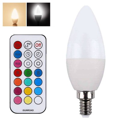 3W E27/E14/E12/B22 RGB  Color Changing LED Bulb Light Lamp Glob-e Energy Bulb