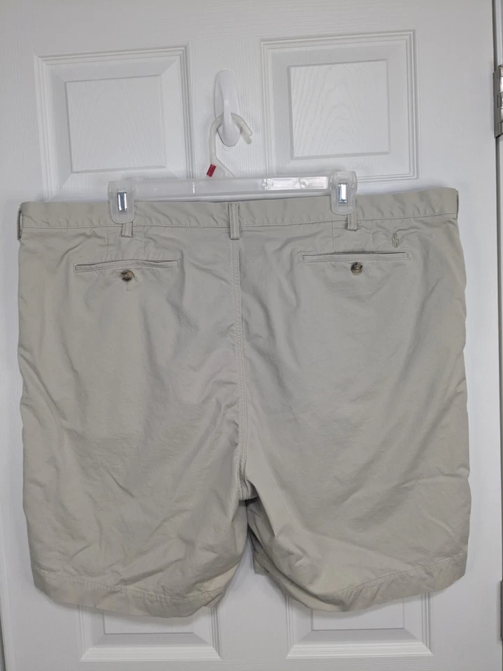 Pantalones Cortos Chinos Polo Ralph Lauren Para Hombre 48B Beige Elastizados Calce Clásico Informales *DEFECTO* Foto 4 de 4