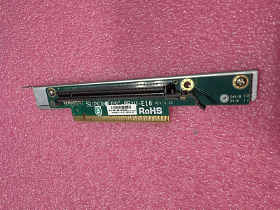 Supermicro Standard PCI-E X16 3.0 Horizontal Riser Card RSC-RR1U-E16 1U Server