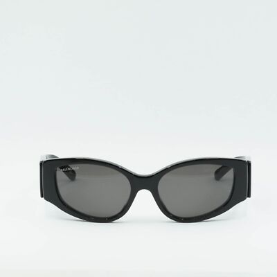 New BALENCIAGA BB0258S 001 Black/Gray 58-18-145 Sunglasses  display picture 3