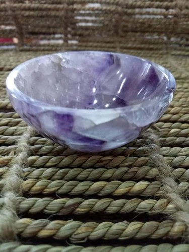 Amethyst Unique Spiritual Handcrafted Bowls Healing Natural Crystals