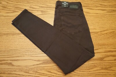 NWT WOMENS MAVI JEANS Size 26x27 Alexa Ankle Mid Rise Skinny Black Coffee Sateen