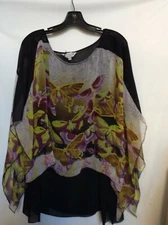 NWT Size 0X  100 % Silk blouse by Citron