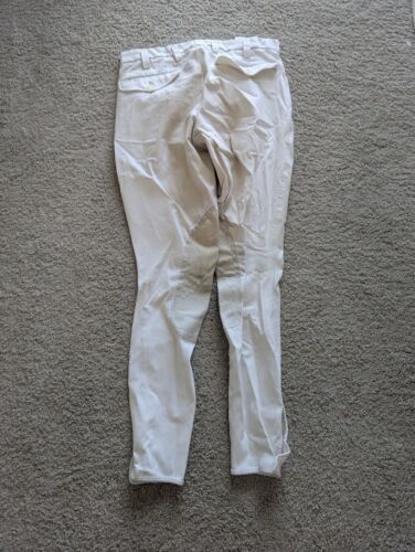 Used Pikeur Men's White Breeches Size EU 46