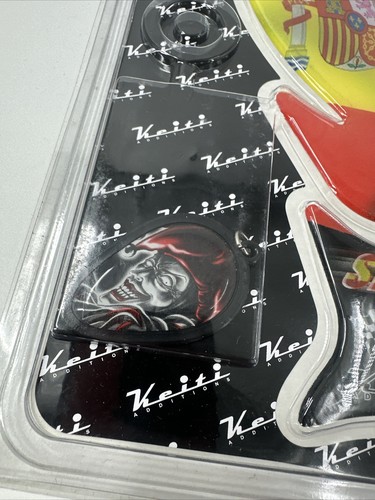 3D TANK PAD SPAINISH FLAG TANK PAD & KEY RING BY KEITI, BANDIT GSXR BMW TRIUMPH - Picture 2 of 13