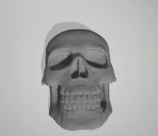 3d Model Stl File for CNC Router Laser Man Skull 3D Model