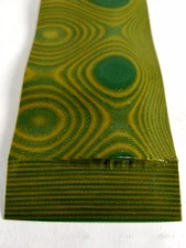 2 Pcs. EVERGREEN / COYOTE BROWN .250" G10  KNIFE HANDLE MATERIAL SCALES 6" x 2"