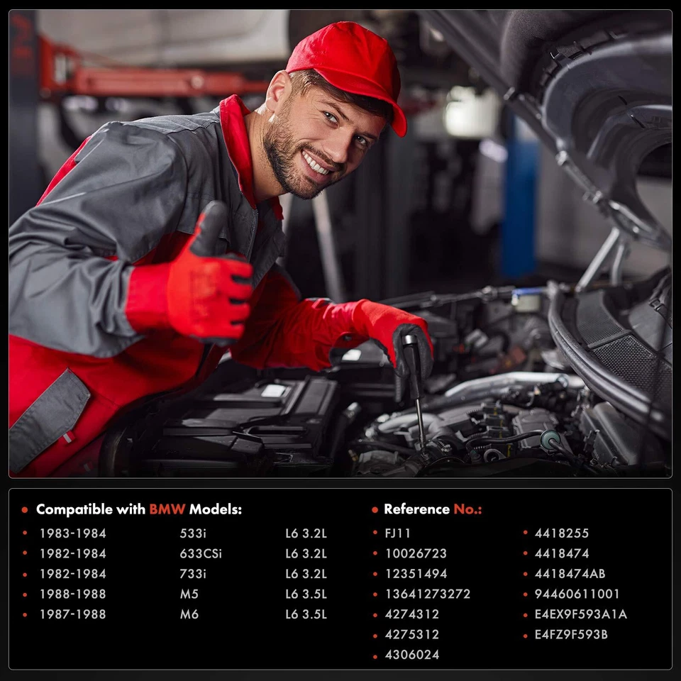 Injetor de combustível 6 peças para BMW 533i 1983-1984 633CSi 733i 1982-1984 3.2L M5 M6 3.5L - Imagem 2 de 4