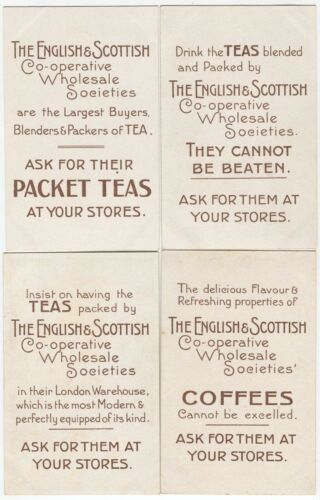 12 CARDS - GREENWICH MEAN TIME, CLOCK, CO-OPERATIVE TEA - Advertising Postcard - Picture 4 of 6