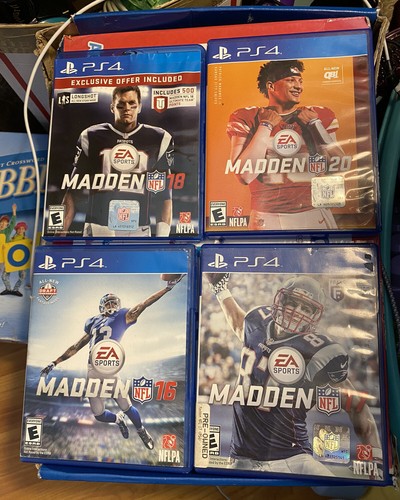 Playstation 4 PS4 Madden 4 Game Bundle Madden 16 Madden 17 Madden 18 Madden 20 - Picture 3 of 15