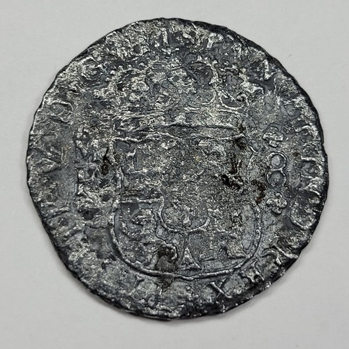 1741 Mexico Silver 8 Reales Pillar Dollar Ex-Hollandia Shipwreck Nice *J52 - Picture 2 of 5