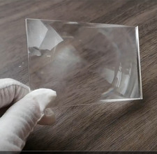 2pc Rectangle 118X54mm DIY Projector Fresnel Lens Optical PMMA Focal 185mm