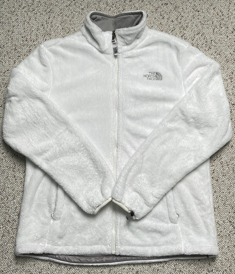 womans north face white fleece jacket Gem