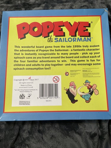 Gioco da tavolo Popeye the Sailorman King Feature Syndicate Inc Buone condizioni - Foto 3 di 5