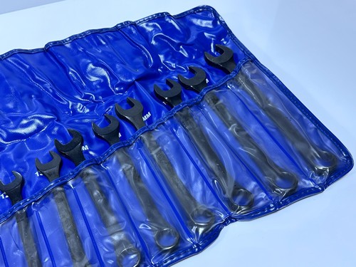 SK Tools USA RARE 14pc Block Oxide Combination Metric Wrench Set 6-19mm, Kit Bag - Picture 14 of 15