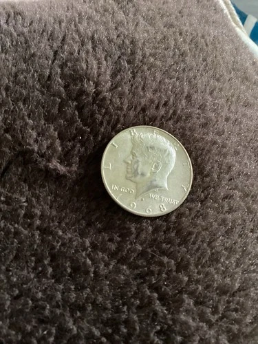 1968-D KENNEDY Half Dollar 40% Silver, Circulated Coin