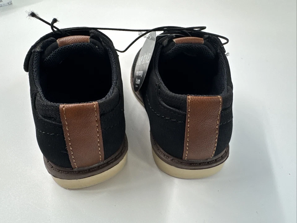 Okie Dokie Shoes Toddler Boys 6 Black Lil Elliot Hook Loop Memory Foam NEW w/BOX - Image 4 of 4