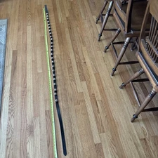 Horse Sleigh Bells On Black Leather Strap. 24 Bells. 7 Feet Long With Buckle.  