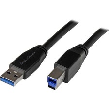 StarTech 30ft Active USB 3.0 USB-A to USB-B Cable - M/M