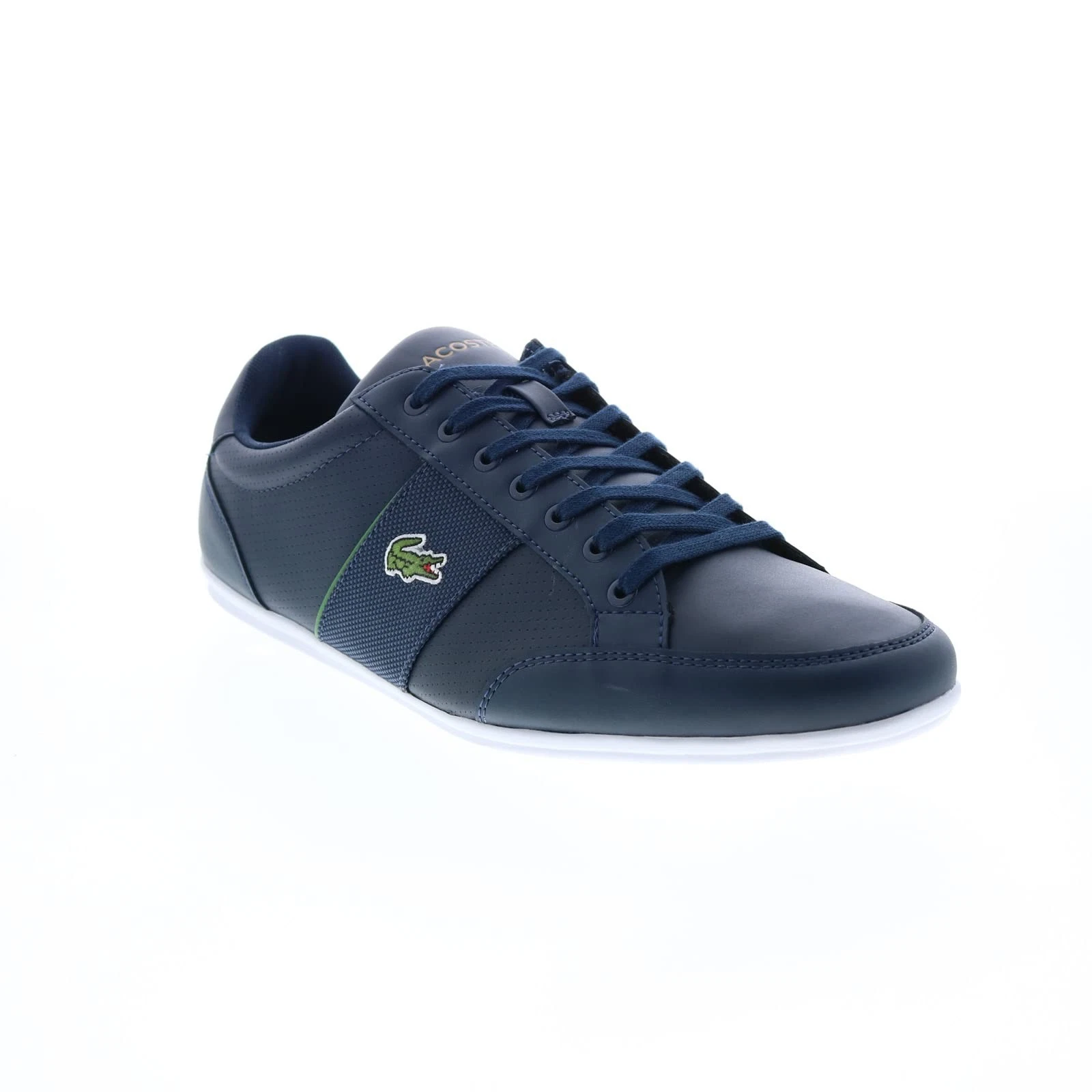 Lacoste Mens 41Cma0058 Sneakers | Navy/Green | Authentic New