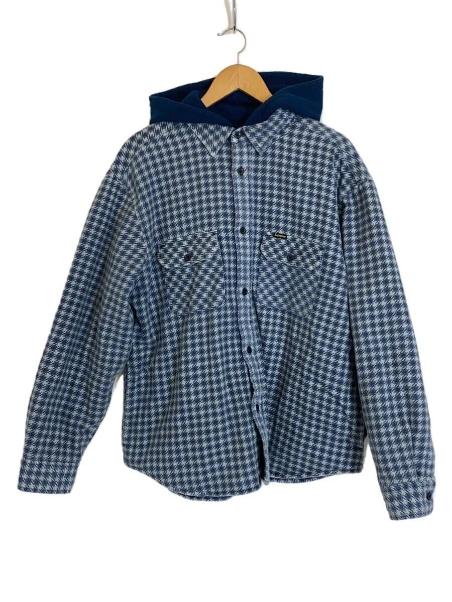 Chemise manches longues Supreme M coton BLEU motif complet