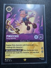 Disney Lorcana Pinocchio - Strings Attached 224/204 Reign of Jafar Legendary