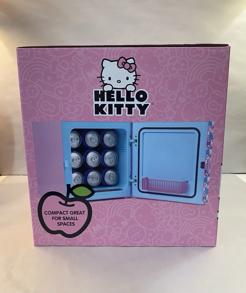 Hello Kitty 9 Can Mini Fridge NEW - Image 4 of 4