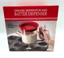 Mayme's Home & Kitchen Collection Grease Separator & Batter Dispenser