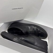 Common Projects Mens Sneakers UK 8 US9 EU 42 Black Leather Low Top W/Box RRP£330