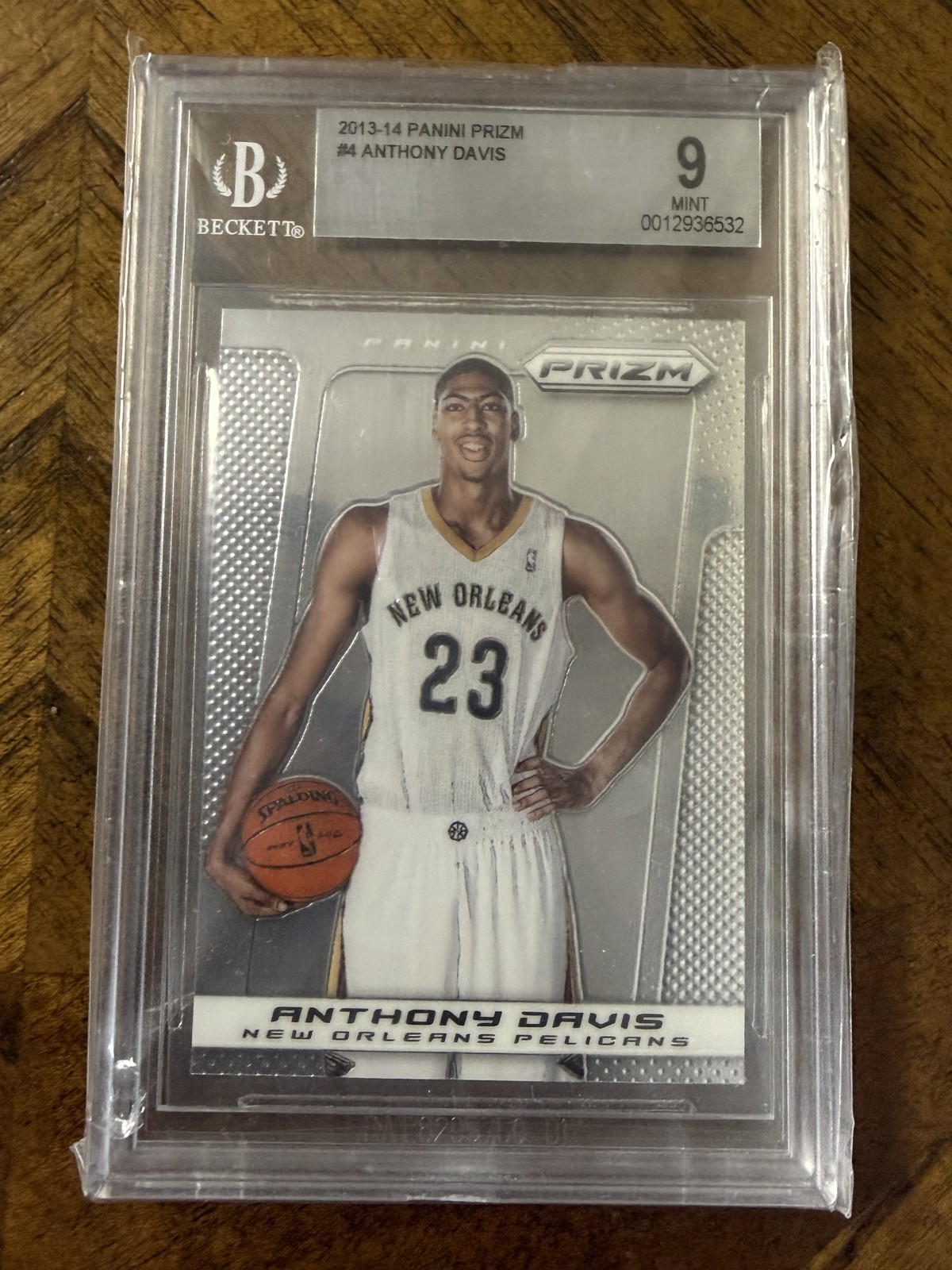 2013-14 Panini Prizm #4 Anthony Davis BGS 9