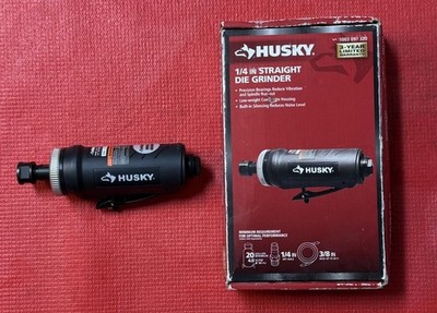 NEW Husky H4220, 1/4 in. Straight Die Grinder comes w/ OG Box