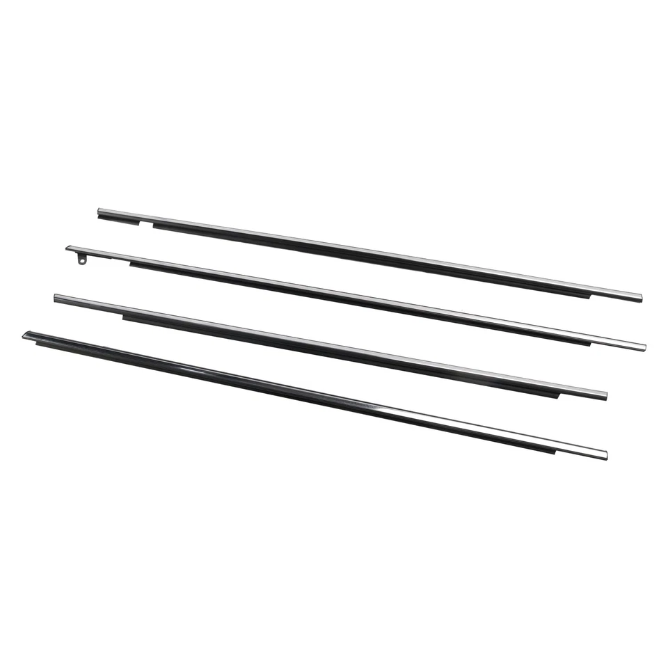 4pcs Chrome Outside Window Moulding Weatherstrip Seal For Toyota Venza 2009-2016 Foto 4 de 4