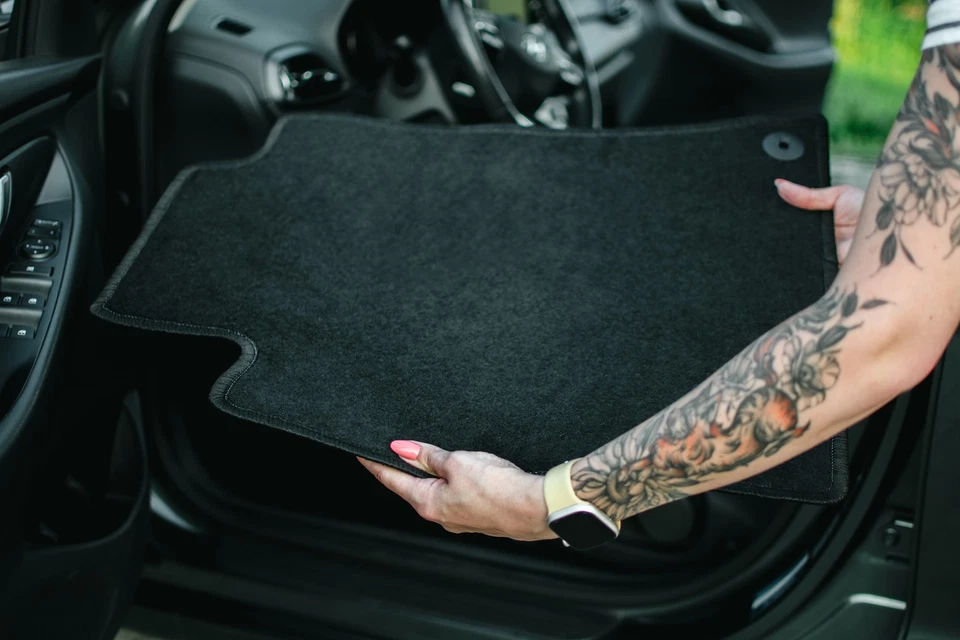 Velour floor mats for Mazda RX-8 manufactured 2003-2012 4 pieces car mats custom fit basic - Image 4 of 4