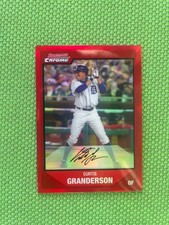 2007 Bowman Chrome RED Refractor CURTIS GRANDERSON 2 OF 5