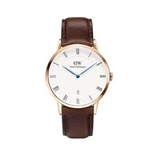 Daniel Wellington Dapper Bristol Rose Gold Mens Analog Dress Watch DW00100086