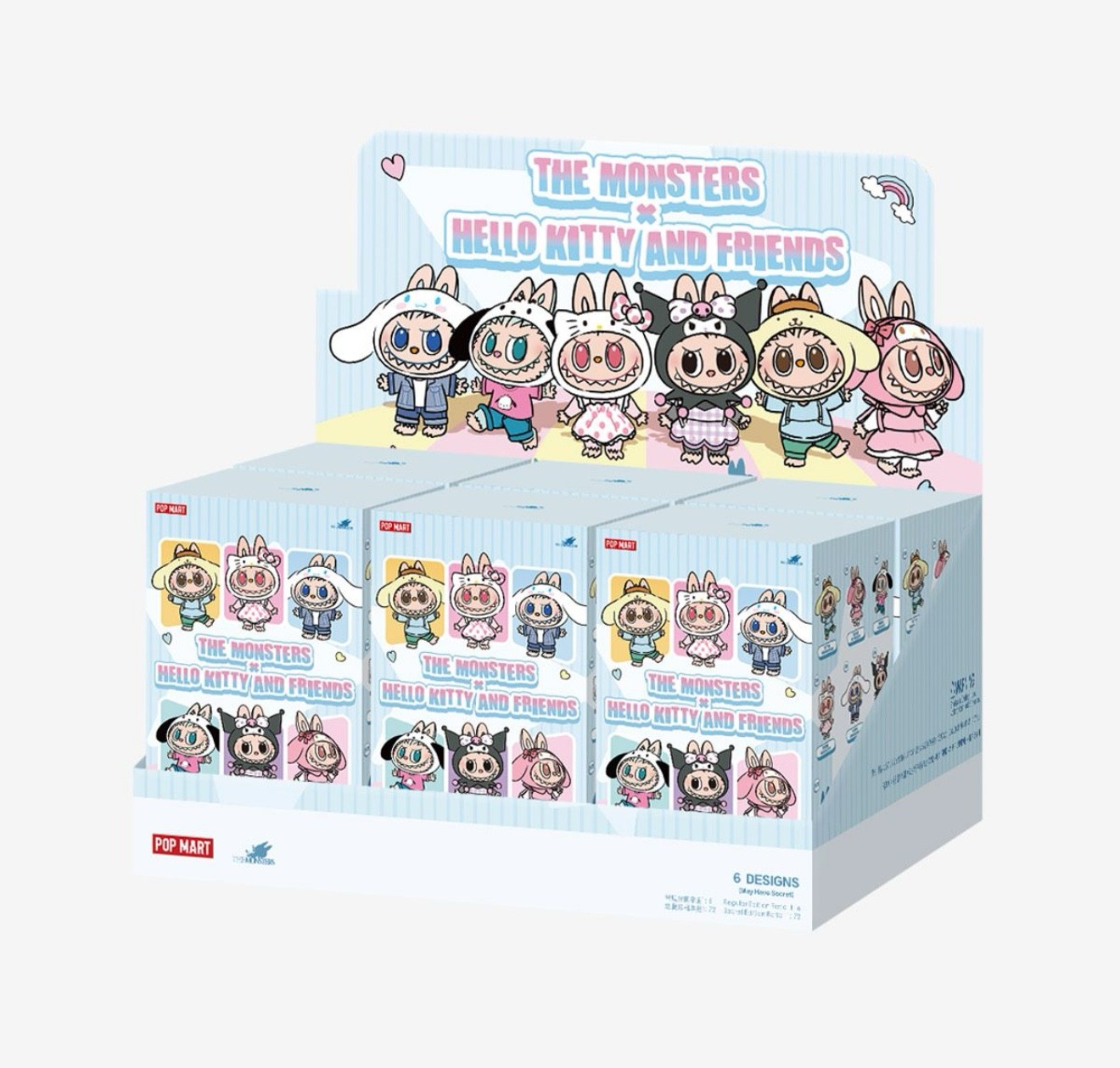 Authentic Labubu The Monsters Hello Kitty And Friends Sanrio