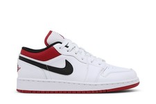 Air Jordan Air Jordan 1 Low GS 'White Gym Red' 553560-118 Shoes