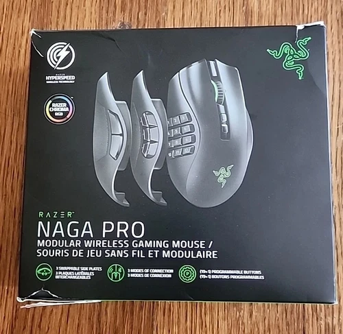 RAZOR NAGA PRO MOUSE (DGRFG7) Unused 