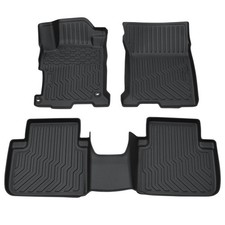 Car Floor Mats For 2013-2017 Honda Accord All-weather Tpe Rubber Cargo Liner 3pc Car Floor Mats For 2013-2017 Honda Accord All-weather Tpe Rubber Cargo Liner 3pc